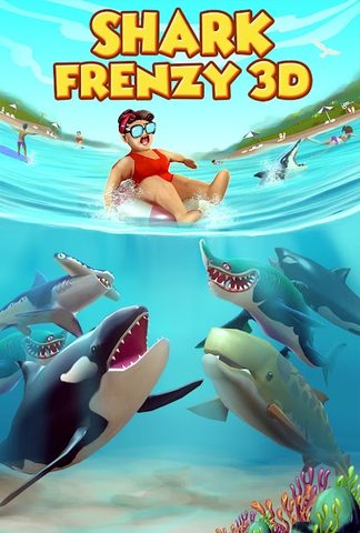 Screenshot 1: Shark Frenzy 3D