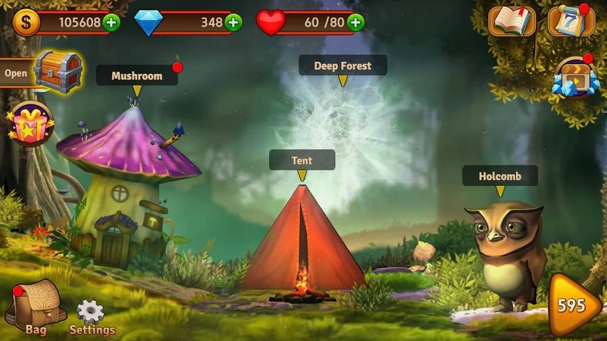 Screenshot 11: Match 3 Games - Forest Puzzle