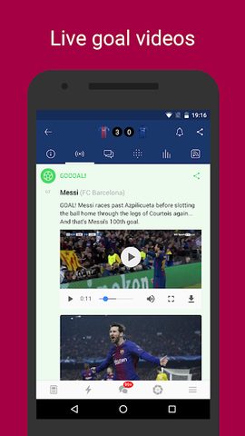 Captura 2: Noticias y actualizaciones en vivo del Barcelona
