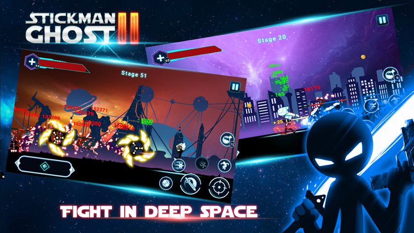 Screenshot 1: Stickman Ghost 2: Ninja Games
