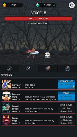 Screenshot 1: Dungeon Gates: Idle RPG