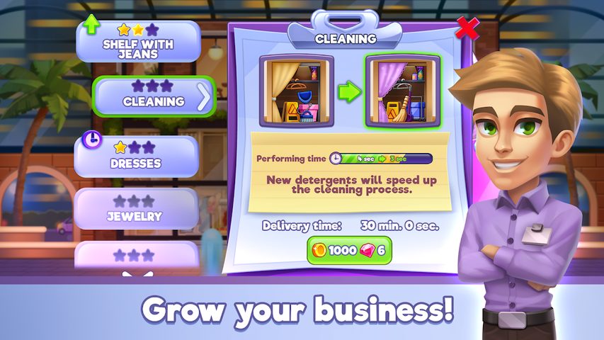 Screenshot 3: Fashion Shop Tycoon－Style Game