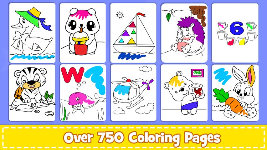 Screenshot 17: Coloring Games : PreSchool Coloring Book for kids