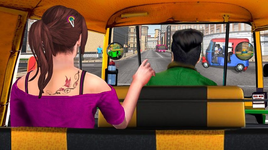 Screenshot 5: Modern Rickshaw Driving Games