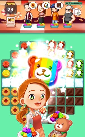 Screenshot 4: Sweet Jelly Puzzle(Match 3)