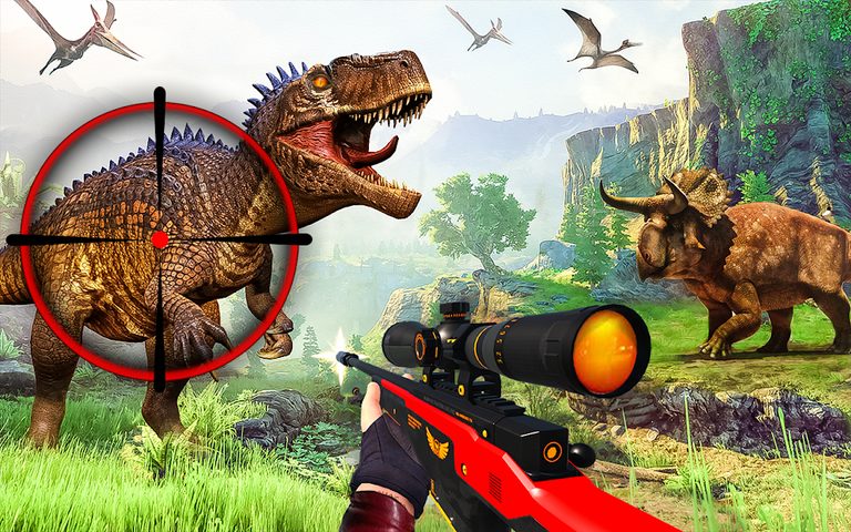 Screenshot 3: Wild Dinosaur Hunting Gun Game