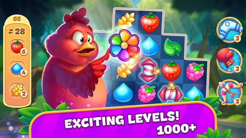 Screenshot 2: Brave Birds: Match 3 Puzzle
