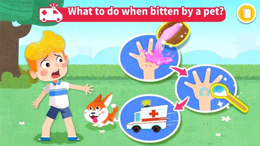 Screenshot 13: Baby Panda's Emergency Tips