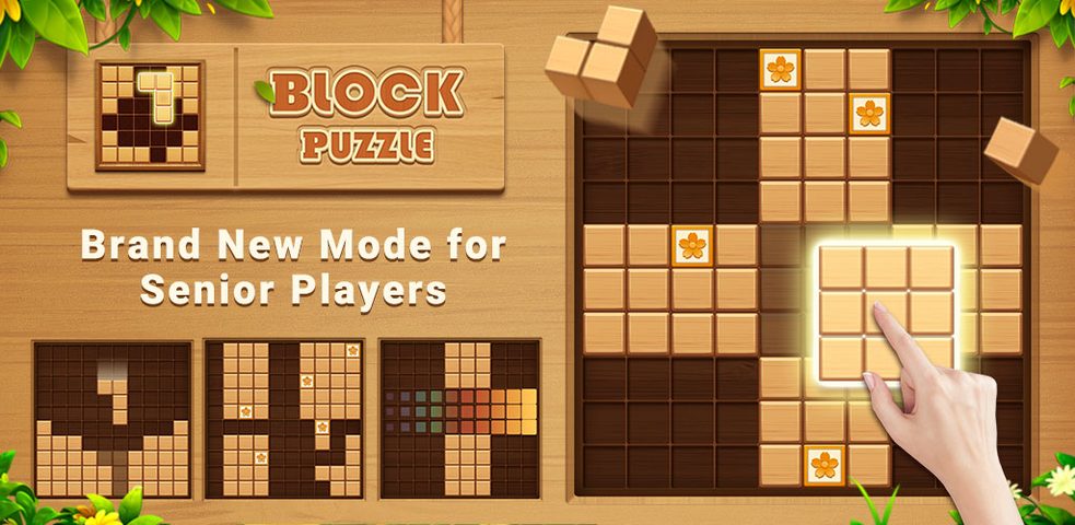 Captura 1: Juego clásico de puzzle con bloques