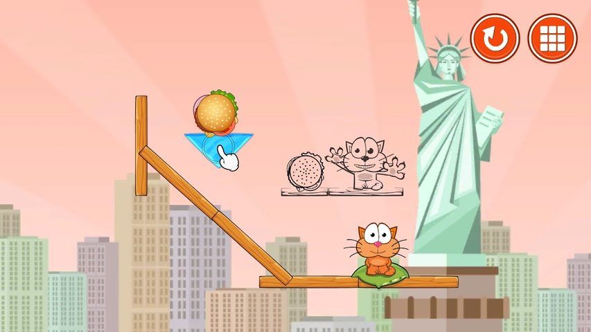 Captura 1: Aventuras del Gato Hambriento