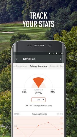 Captura 4: GPS y Tarjeta de Puntuación para Golf
