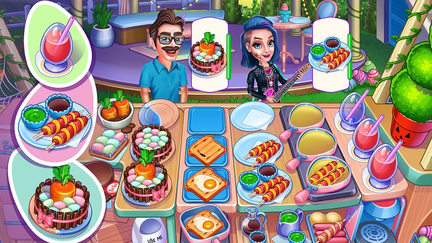Screenshot 2: Halloween Madness Cooking Game