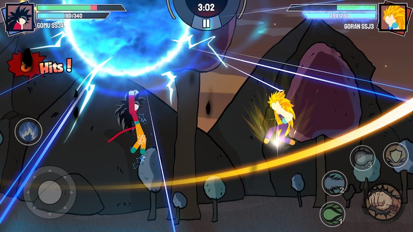Screenshot 3: Stickman Warriors - Super Drag