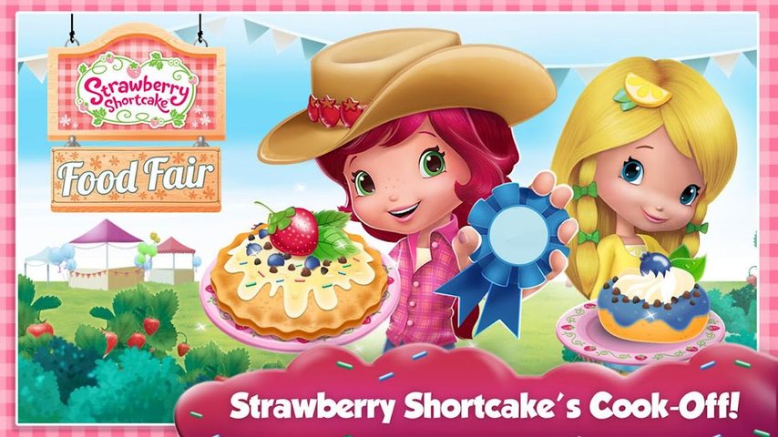 Screenshot 1: Strawberry Shortcake Food Fair