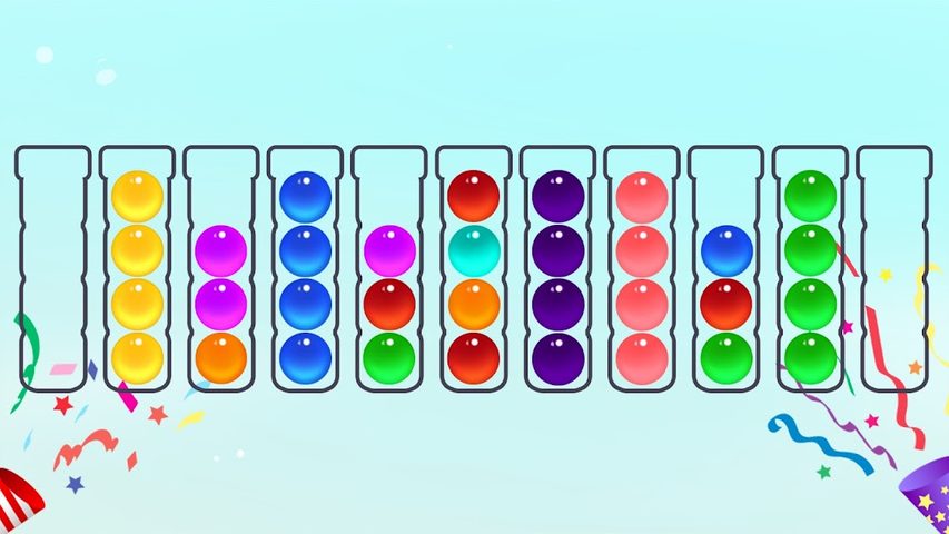 Screenshot 5: Bubble Sort Color Puzzle