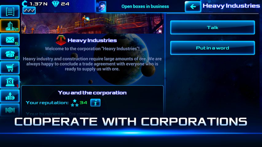 Captura 3: Idle Space Business Tycoon