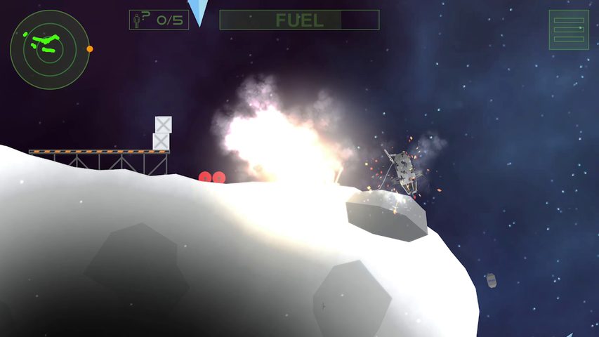 Captura 3: Misión de rescate lunar: simulador de vuelo espacial