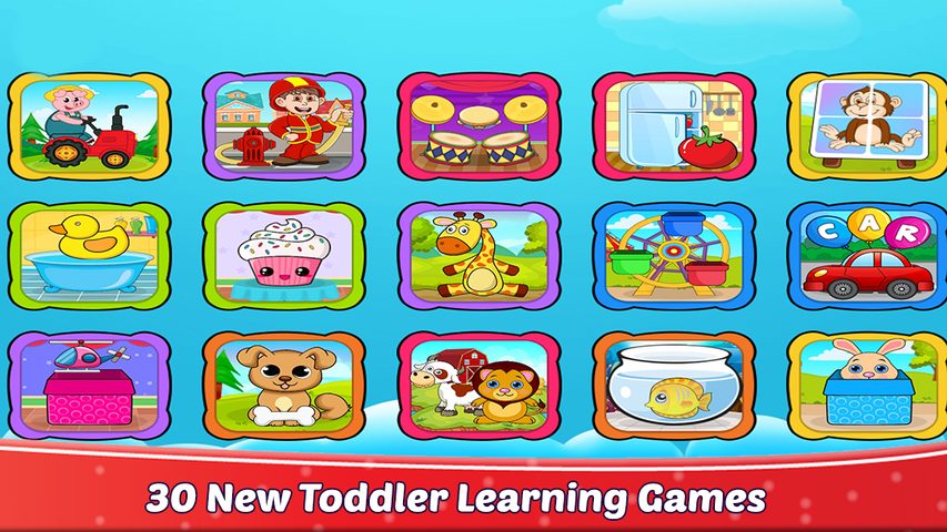 Screenshot 2: 30 Toddler Games For 2-5 Year Olds: Learn at Home