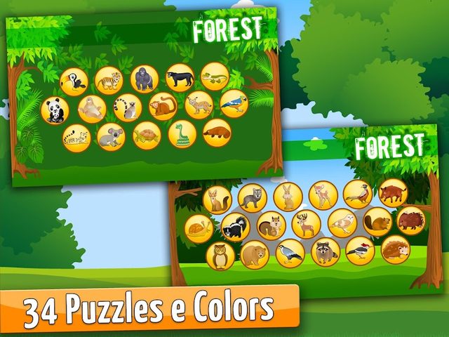 Screenshot 10: Forest - Kids Coloring Puzzles