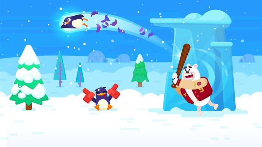 Скриншот 1: Bouncemasters: Игры с пингвинами