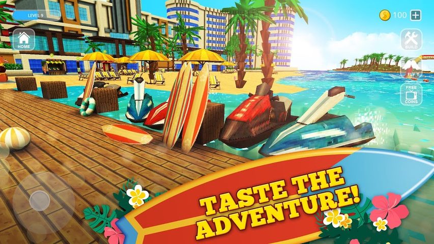 Screenshot 5: Surfing Craft: Crafting, Stunts & Surf Games World