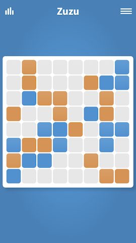Screenshot 1: Zuzu · Binary Puzzle Game