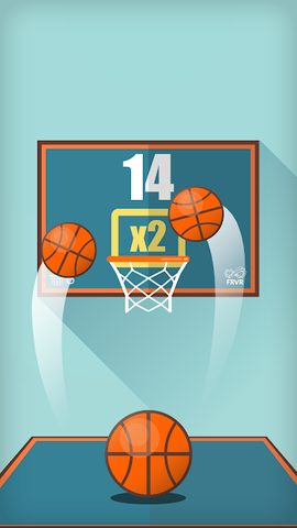 Captura 1: Baloncesto FRVR - Tiro de dunk