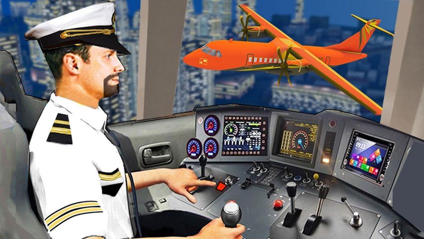 Captura 22: Simulador de Vuelo de Piloto de Avión