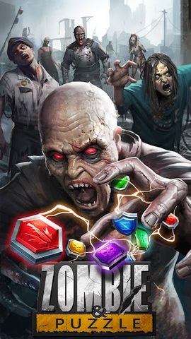 Screenshot 1: Zombies & Puzzles: RPG Match 3