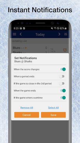 Screenshot 12: Scores App: NHL Hockey Plays, Stats & Schedules