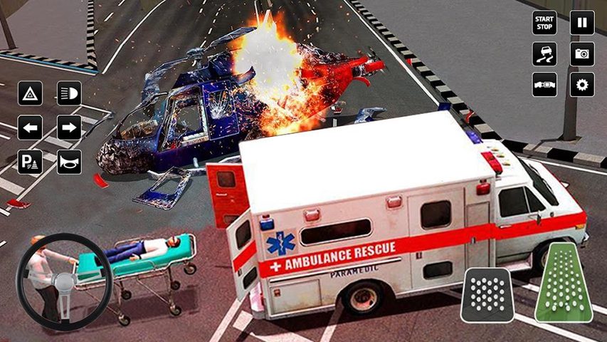 Screenshot 8: Heli Ambulance Simulator Game