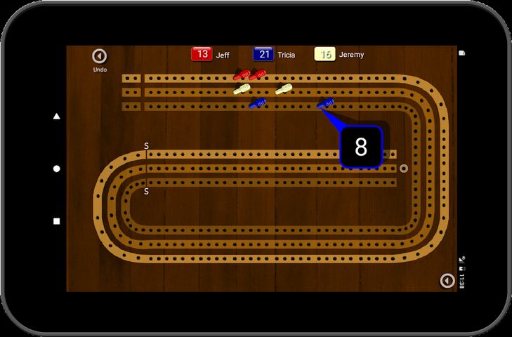 Captura 9: Marcador de Cribbage