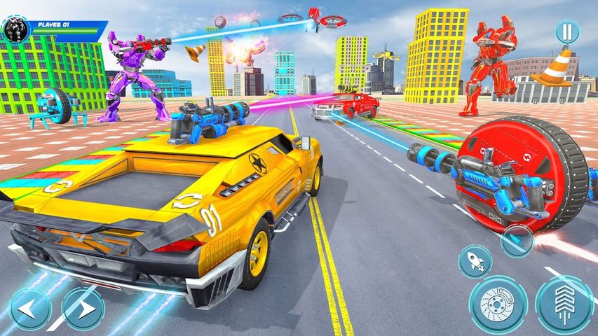 Screenshot 9: Spider Wheel Robot War Game