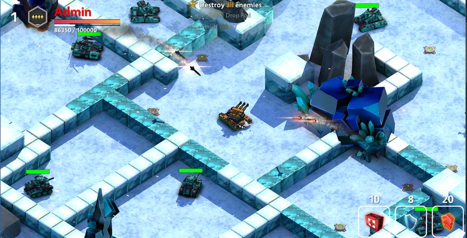 Screenshot 5: Block Tank Wars 3 Tank Shooter