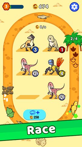 Screenshot 2: Merge Dinosaurs