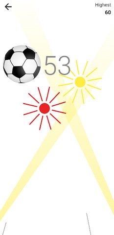 Screenshot 4: Messenger Football Soccer Game Tap Ball Juggle Tap