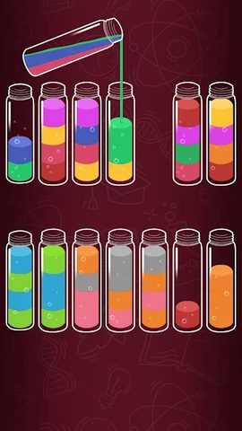 Screenshot 24: Soda Sort: Water Color Puzzle