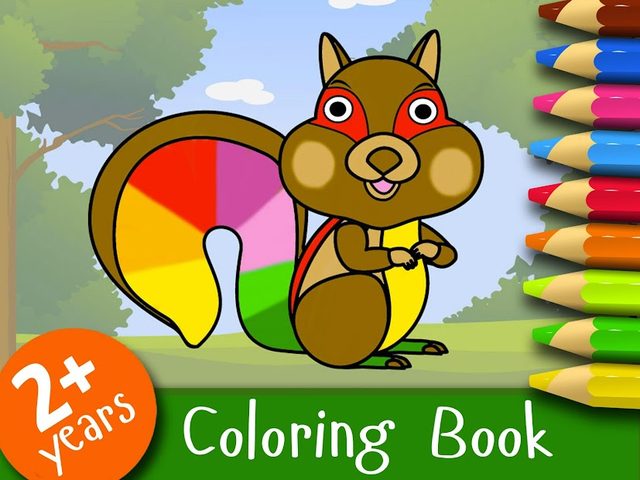 Screenshot 1: Forest - Kids Coloring Puzzles