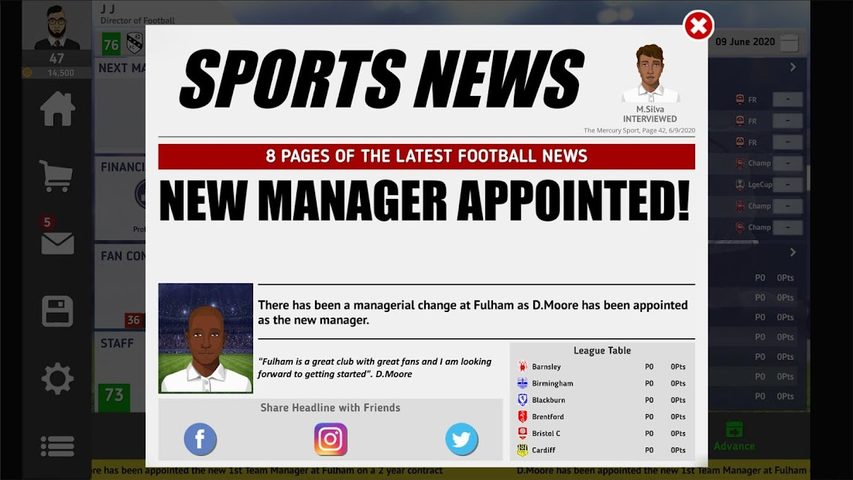 Screenshot 11: Club Soccer Director 2021 - Soccer Club Manager