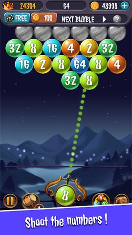 Screenshot 2: ShootNumberBubble-2048
