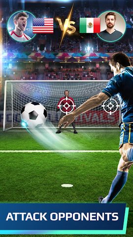 Screenshot 1: Football Rivals - Multiplayer Soccer Game