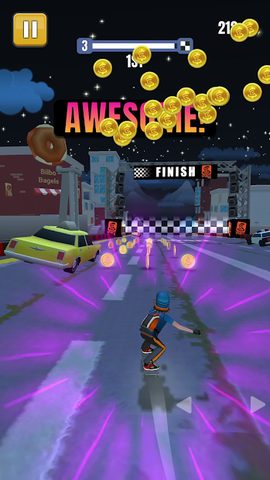 Screenshot 2: Faily Skater Street Racer