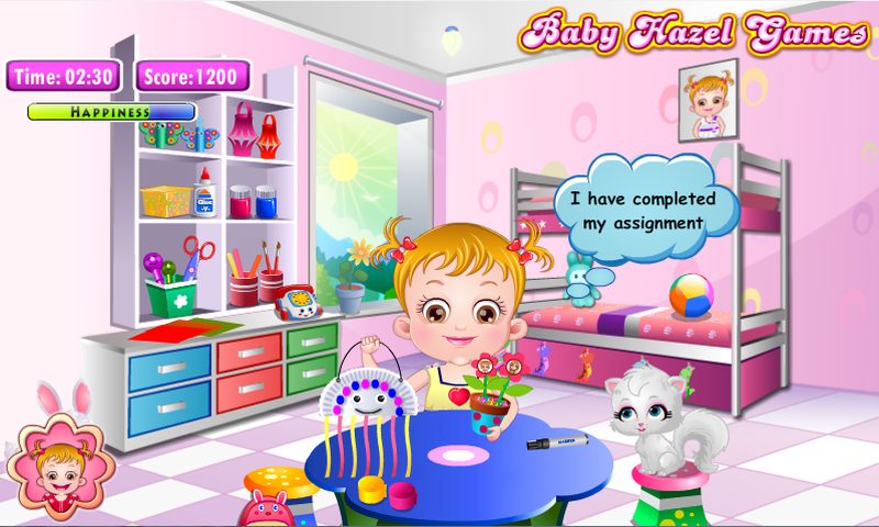 Screenshot 3: Baby Hazel Craft Time