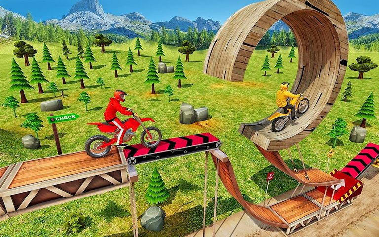 Captura 21: Carreras de Motocicletas con Trucos