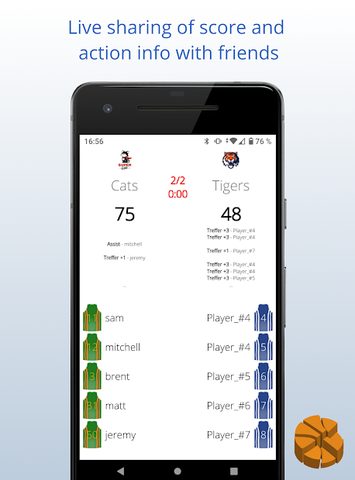 Screenshot 11: Statastic Basketball - record.analyze.improve
