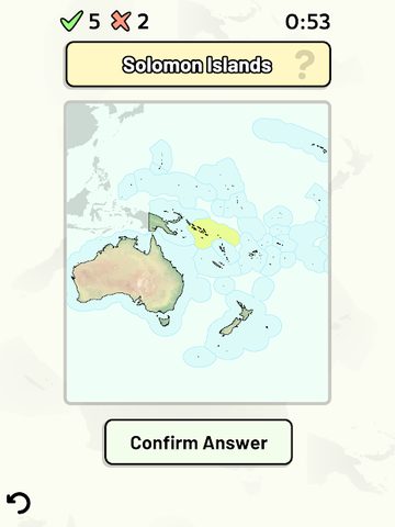 Screenshot 13: Countries of Oceania Quiz