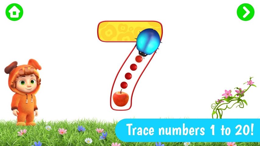 Screenshot 3: Numbers from Dave and Ava
