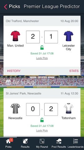 Captura 2: Predictor Deportivo y Juegos de Fantasía