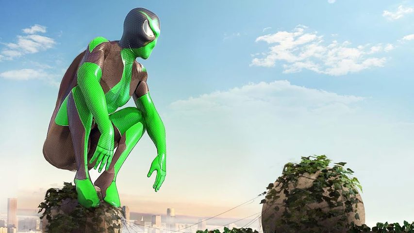 Screenshot 3: Rope Frog Ninja Hero Car Vegas