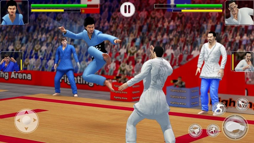 Captura 5: Combate de karate por equipos